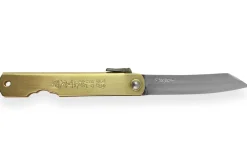 Couteau de poche Higonokami Kanetsune lame 7cm manche laiton