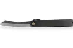 Couteau de poche Higonokami Kanetsune lame 9,5cm manche acier noir