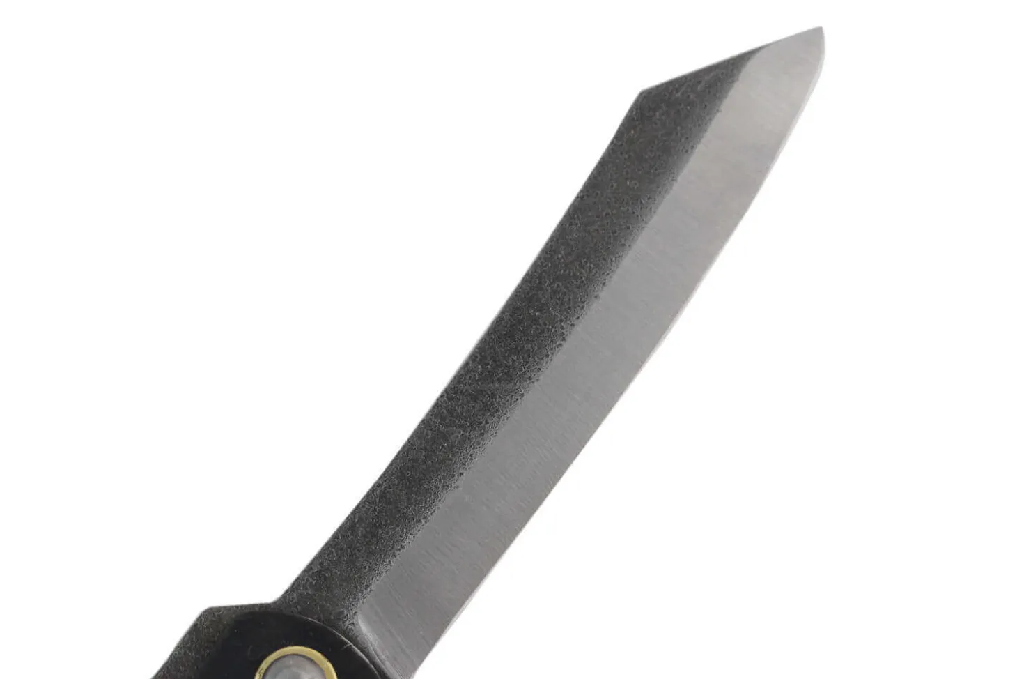 Couteau de poche Higonokami Kanetsune lame 7,5cm manche acier noir