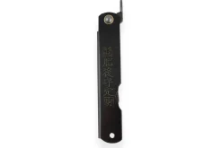 Couteau de poche Higonokami Kanetsune lame 7,5cm manche acier noir