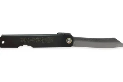 Couteau de poche Higonokami Kanetsune lame 7,5cm manche acier noir