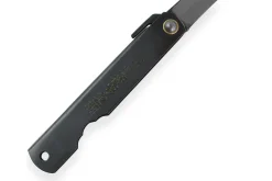 Couteau de poche Higonokami Kanetsune lame 7cm manche acier noir