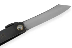Couteau de poche Higonokami Kanetsune lame 7cm manche acier noir