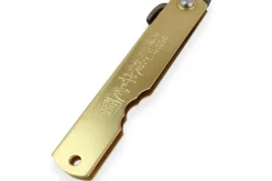 Couteau de poche Higonokami Kanetsune lame 7,5cm manche laiton