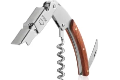 Couteau de serveur Gefu Palissa 3 en 1 en acier inox et bois de rose 10cm