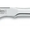 Couteau de table 3 Claveles tout acier lame dentelée 11cm