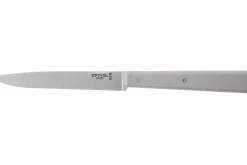 Couteau de table Opinel Bon Appétit Bois n°125 lame 11cm en inox manche en charme gris