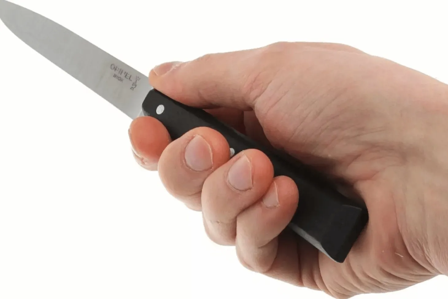 Couteau de table Opinel Bon Appétit Bois n°125 lame 11cm en inox manche en charme noir