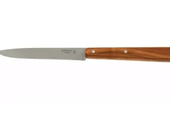 Couteau de table Opinel Bon Appétit Bois n°125 lame 11cm en inox manche en olivier