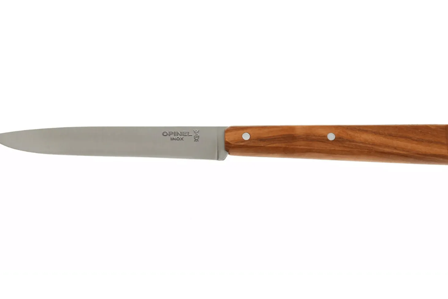 Couteau de table Opinel Bon Appétit Bois n°125 lame 11cm en inox manche en olivier