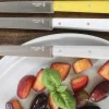 Couteau de table Opinel Bon Appétit Bois n°125 lame 11cm en inox manche en charme nuage