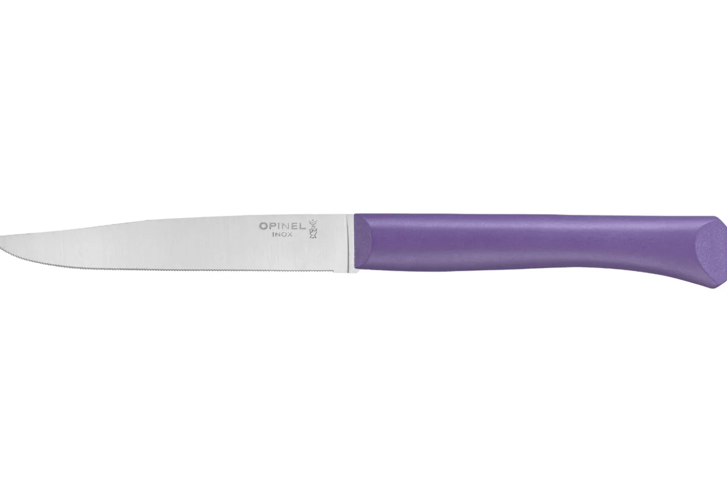 Couteau de table Opinel Bon Appétit + lame 11cm en inox manche en polymère violet