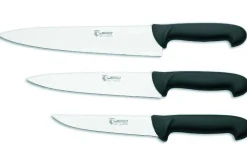 Couteau de tour/chef Jero Ecoline manche surmoulé noir 20cm