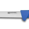 Couteau à dénerver/filet de sole flexible professionnel Fischer HACCP 20cm manche bleu