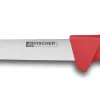 Couteau à dénerver flexible professionnel Fischer HACCP 20cm manche rouge