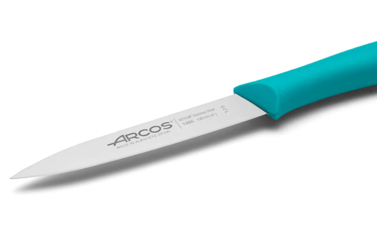 Couteau d'office Arcos Nova 10cm manche bleu turquoise