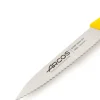 Couteau d'office Arcos Nova lame dentée en acier Nitrum manche jaune 10cm