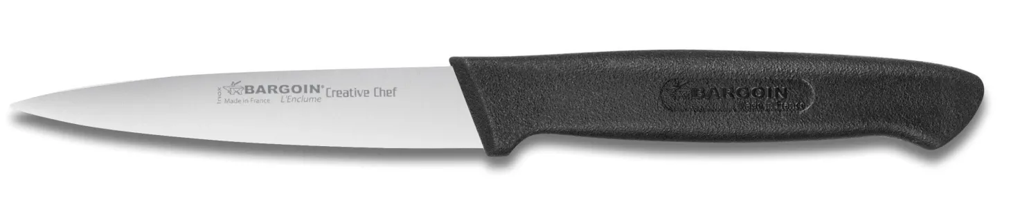 Couteau d'office Bargoin Creative Chef 10cm manche surmoulé noir