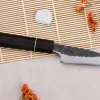 Couteau d'office 9cm japonais artisanal Naoki Mazaki WS2 Black Nashiji