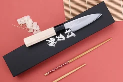 Couteau d'office 9cm japonais artisanal Naoki Mazaki WS2 poli