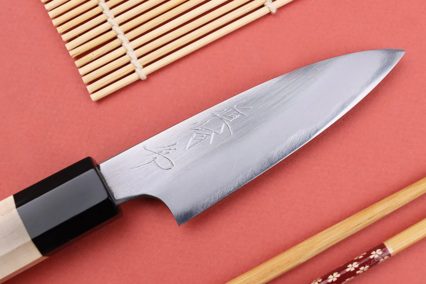 Couteau d'office 9cm japonais artisanal Naoki Mazaki WS2 poli