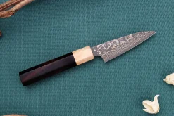Couteau d'office 9cm japonais artisanal Takeshi Saji VG10 Gold