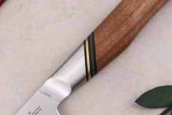 Couteau d'office 9cm Ryda Knives A-30 San Maï et manche en noyer
