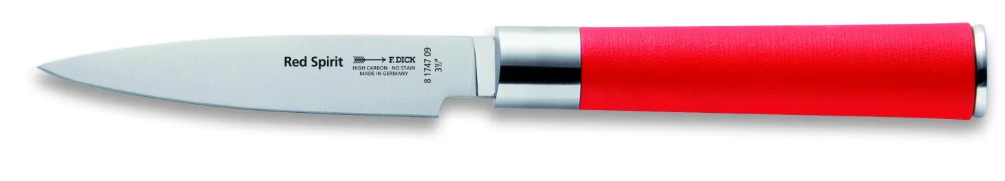 Couteau d'office DICK Red Spirit acier inoxydable 9cm manche rouge