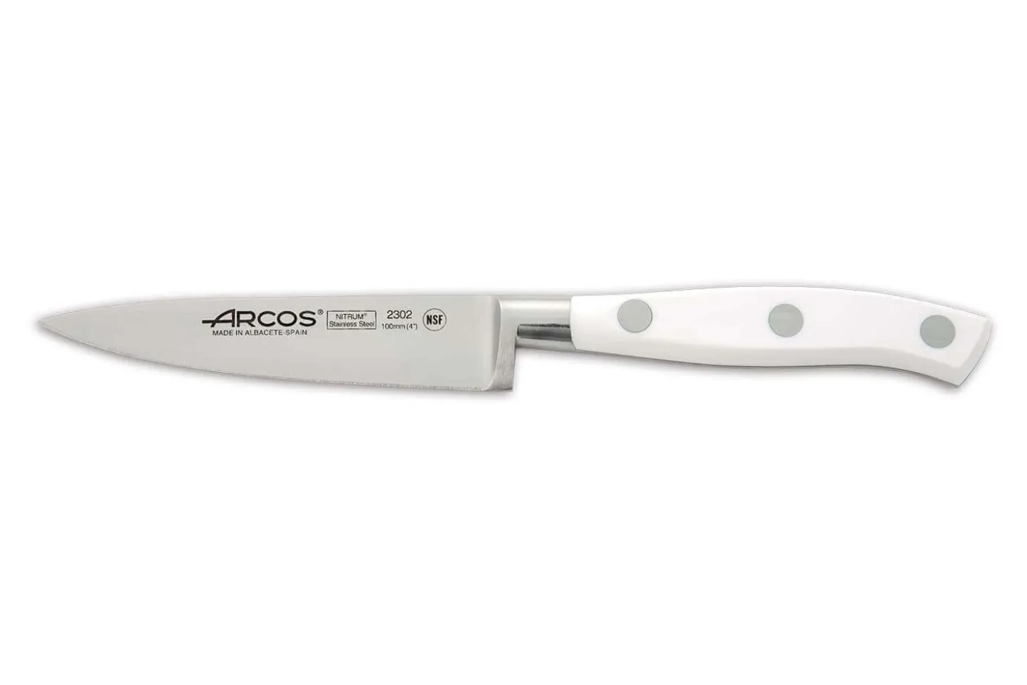 Couteau d'office forgé Riviera White Arcos lame 10cm acier NITRUM®