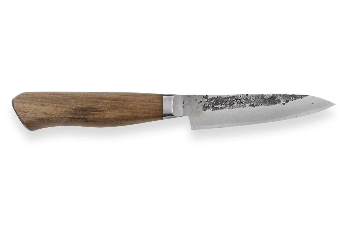 Couteau d'office japonais artisanal Wusaki Nogami BS2 9cm manche en noyer