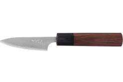 Couteau d'office japonais artisanal Shibata Koutetsu AS 8cm