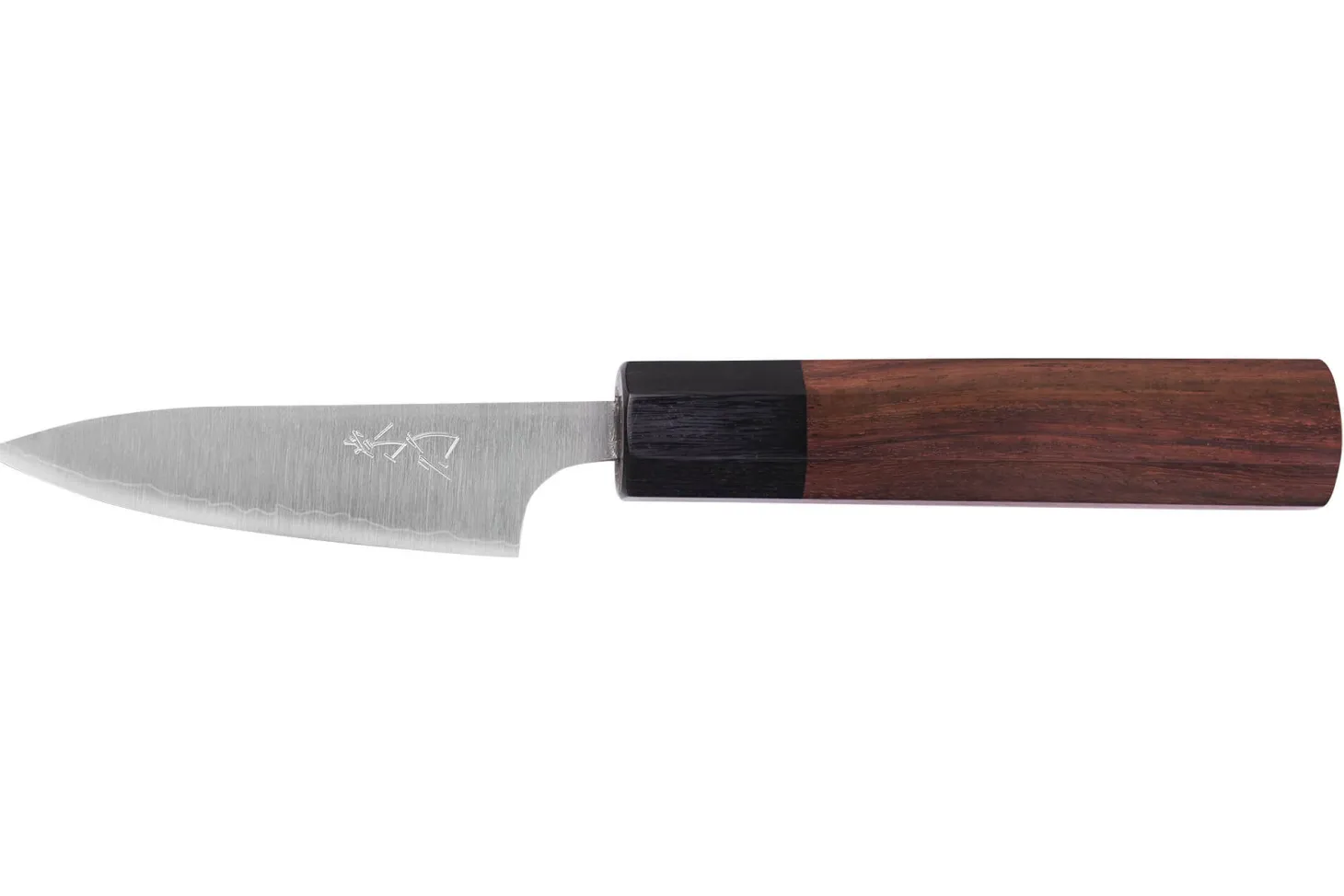 Couteau d'office japonais artisanal Shibata Koutetsu AS 8cm