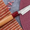 Couteau d'office japonais artisanal Tsunehisa Aogami Super martelé 8cm