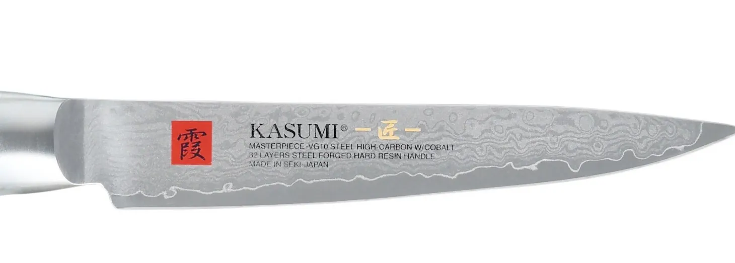 Couteau d'office japonais Kasumi Masterpiece damas haut de gamme 12cm
