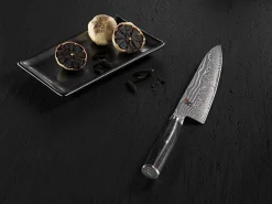 Couteau d'office japonais long Miyabi 5000FCD lame 11cm damas 48 couches manche pakkawood