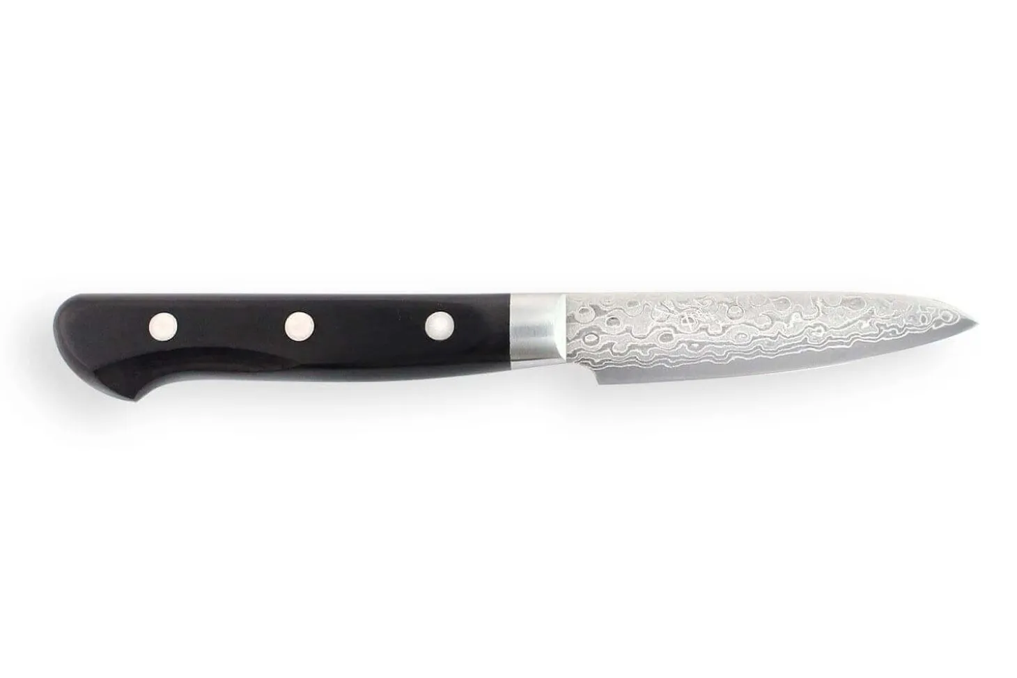 Couteau d'office japonais Tsunehisa VG10 Damascus 45 couches 7.5cm