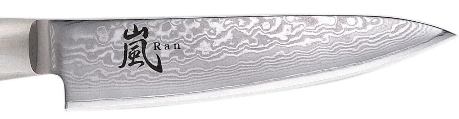 Couteau d'office japonais Yaxell RAN lame 12cm damas 69 couches