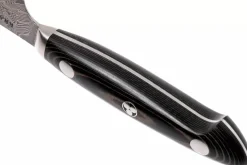 Couteau d'office japonais Zwilling Kramer Euro Stainless 9cm damassé manche en micarta