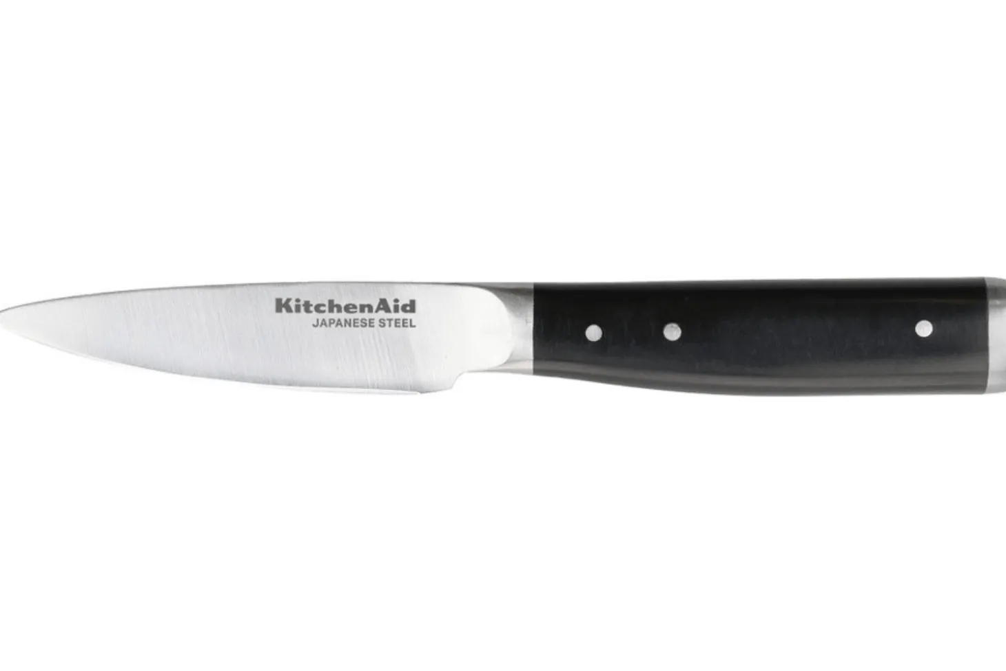 Couteau d'office Kitchen Aid Gourmet lame acier japonais 9cm + étui de protection