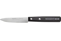 Couteau d'office Nogent Classic 9cm manche en bois de charme teinte noir de jais