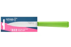Couteau d'office Opinel Les Essentiels + n°312 lame 10cm manche en polymère vert