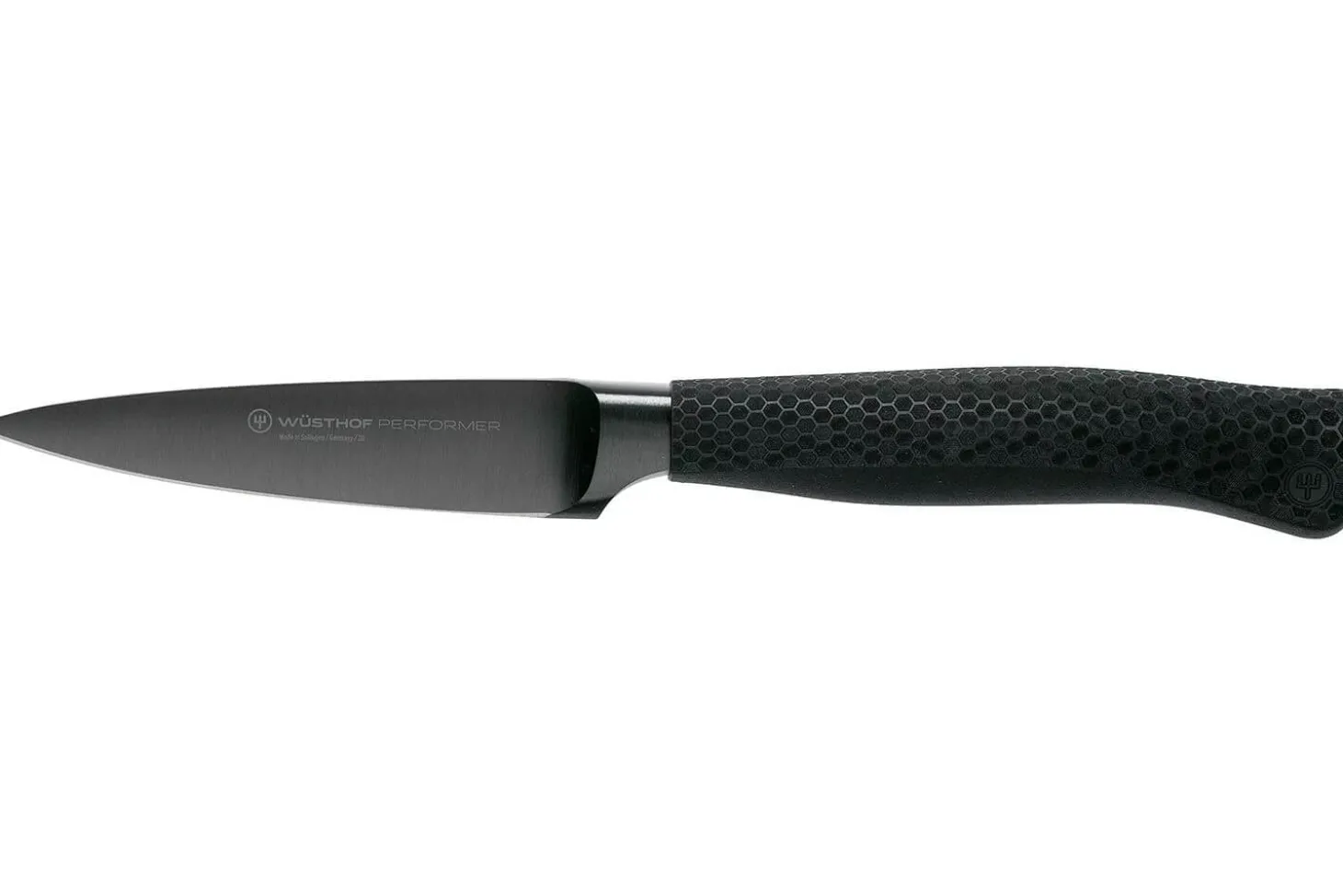 Couteau d'office Wüsthof Performer lame 9cm à revêtement noir anti-rayures