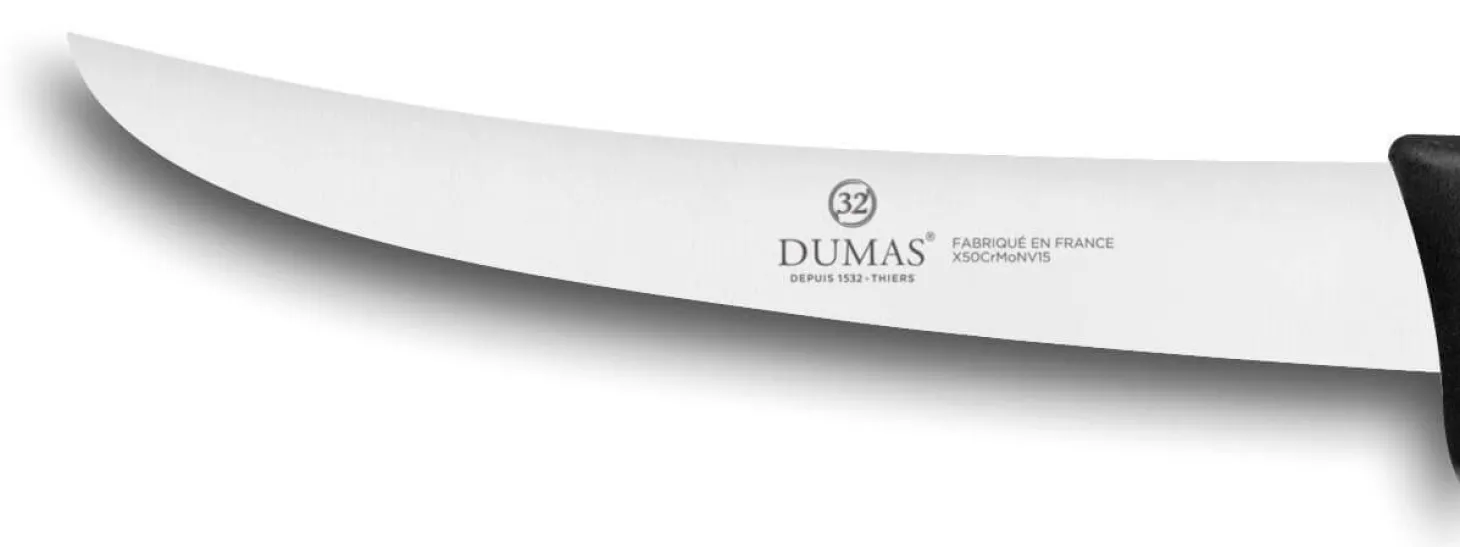 Couteau à désosser 32 Dumas Thermo Black lame renversée 15cm