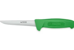 Couteau à désosser professionnel Fischer HACCP lame droite 14cm manche vert
