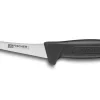 Couteau à désosser professionnel Fischer HACCP lame courbée semi-flexible 13cm manche noir