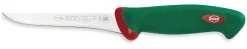 Couteau à désosser professionnel SANELLI Premana lame fine 14cm manche vert