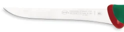 Couteau à désosser professionnel SANELLI Premana lame fine 18cm manche vert