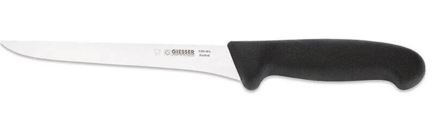 Couteau à désosser pro Giesser lame droite effilée 18cm 3105