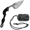 Couteau EDC Wildsteer Krill KR0113 lame 5cm manche paracorde + étui Kydex