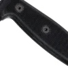 Couteau Esee 3 ESEE-3MIL-S-BLK lame semi-dentée acier carbone 8,8cm manche G10 noir + étui